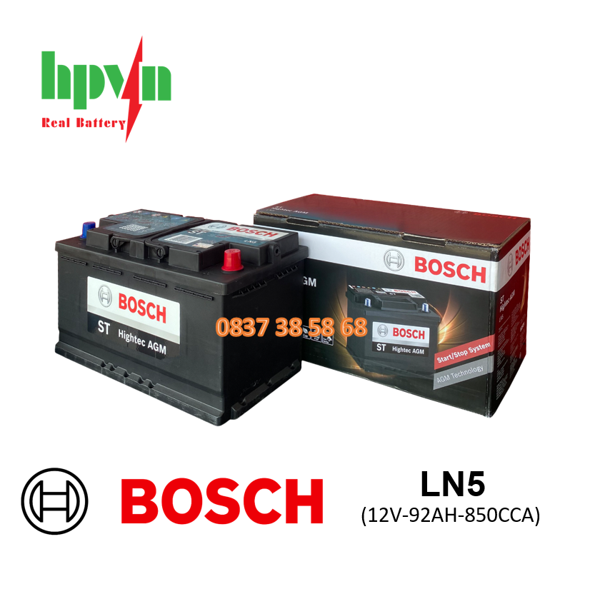 ẮC QUY BOSCH LN5 (12V-92AH)